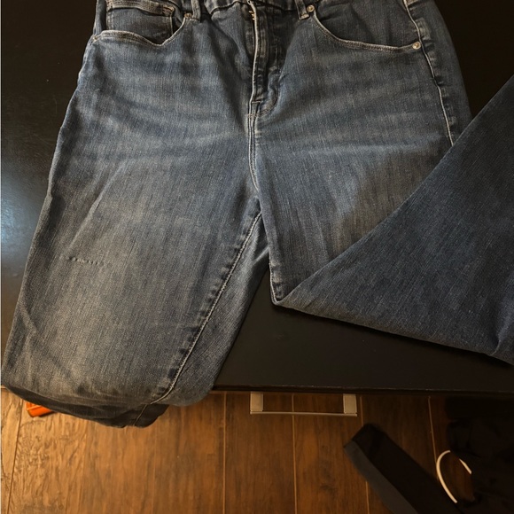 Good American Blue Straight Leg Jeans - Picture 1 of 5
